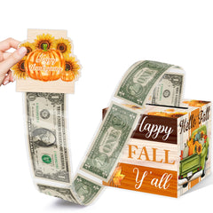 Thanksgiving Money Gift Boxes for Cash Pull Happy Thanksgiving Money Pull Box Happy Thanksgiving Money Box Pull Money Gift Boxes for Cash Perfect Cash Thanksgiving Gifts for Kids Women Men